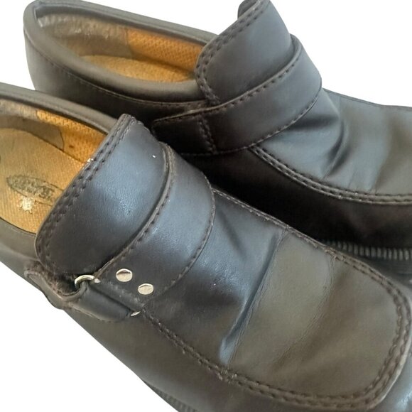 Lower East Side Y2K Chunky Platform Shoes Loafers Rugged Outsole Size 7.5 Womens - Picture 10 of 16